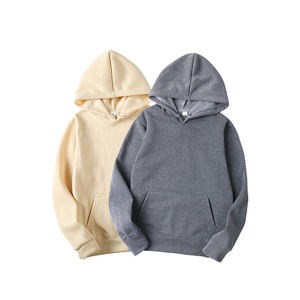 Vente en gros CAULT ARRAY Sweat à capuche unisexe en molleton de coton épais, de haute qualité, uni, sans cordons, pour hommes et femmes - Product Image 2