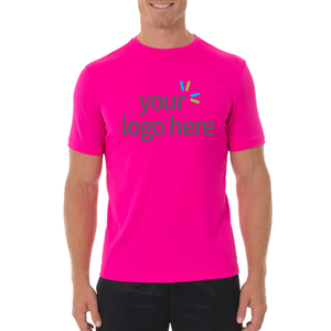 New Drop 2025 Hombres Puff Impreso Hi Vis Camisetas Slim Fit Elástico Poliéster Spandex Mezcla Costo directo de fábrica de Bangladesh - Product Image 4