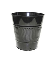 Poubelle en métal d'inspiration vintage pour le rangement des déchets décoratifs et fonctionnels en intérieur