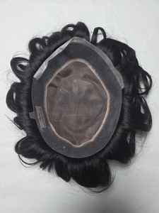 Perruque Toupet en Cheveux Humains Mono de Qualité Supérieure du Bangladesh, Style Ondulations Souples, Cheveux Naturels Ondulés Profonds, Origine Autrichienne - Product Image 4