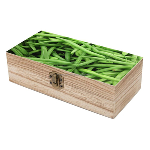 Eco-friendly Wooden Rectangle Storage Container with Lid Decorative <b>Keepsake</b> Jewelry Organizer Case - Product Image 1