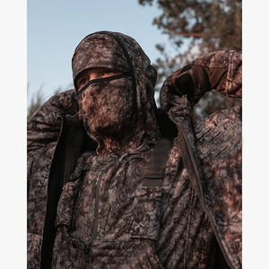Veste de chasse camouflage coupe-vent sur mesure de haute qualité, style tendance, fermeture éclair, design imprimé, softshell léger, hiver - Product Image 4