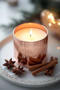 Heavy-Gauge Hammered Copper 4-Wick <b>Candle</b> Bowl with Brass Lotus Lid – <b>Large</b> Surface Area Wax Pour Vessel for Luxury Spa & Hotel - Product Image 3