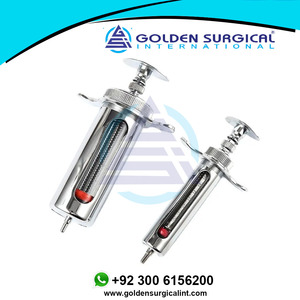 Seringue réutilisable en acier inoxydable, seringue hypodermique vétérinaire pour animaux, seringue pour porcs, bovins, moutons, injecteur, outils vétérinaires, fournitures agricoles - Product Image 2