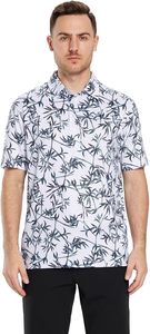Camisa de Moda Masculina, Elástica, 100% Poliéster, Suave y Cómoda, Estilo Slim, Manga Corta, Informal, Ecológica - Product Image 2