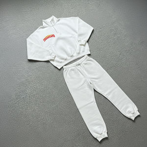 Nuevo Conjunto Deportivo para Hombre con Capucha 100% Algodón, Color Sólido, Logotipo Personalizado Serigrafiado, Ropa Deportiva Cómoda y Transpirable - Product Image 6