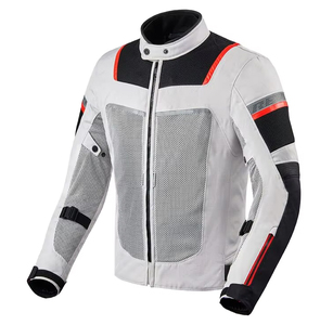 Blouson de moto respirant en maille personnalisé de qualité supérieure, équipement de conduite toutes saisons, doublure thermique imperméable amovible, protections CE - Product Image 2
