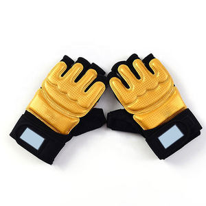 Advanced MMA Weightlifting <b>Gloves</b> Gym Use Non-Slip Half Finger PU Material Protective Training Sparring Gear Flexible Fit Strong - Product Image 2