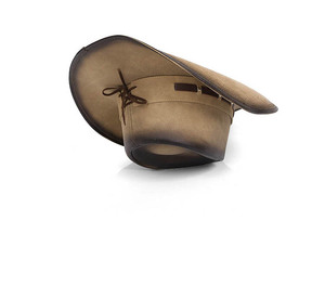 Sombrero Vaquero de Cuero con Rayas, Unisex, Ajustable, Casual para Exteriores, Verano, 48-50CM, Negro, Estilo Occidental - Product Image 5