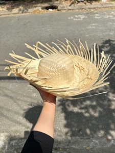 Sombrero de Paja Pava Puertorriqueño, Sombrero de Paja Bad Bunny, Color Blanco Natural, Sombrero de Paja Boricua Pava Tradicional, Precio Económico - Product Image 6