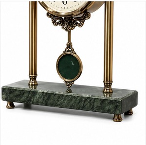 Horloge de bureau mécanique moderne de luxe, unique, pour collectionneurs, amoureux de la décoration intérieure, cadeau idéal pour anniversaire et nouvelle maison, sonnerie horaire - Product Image 5