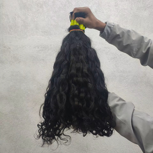 Extensiones de Cabello Humano Rizado Birmano de Donante Único, Cabello Virgen del Sur de la India, 100% Natural Sin Procesar, Suministro de Fábrica - Product Image 1