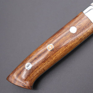 Couteau de chef en acier Damas avec manche en bois élégant pour applications professionnelles en cuisine de restaurant Couteau de cuisine en acier Damas - Product Image 6