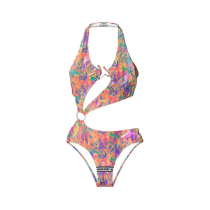 HDJ Plus Size One Piece Swimsuit <b>Tummy</b> <b>Control</b> Conservative Beachwear Sexy Monokini Bathing Suit SQ66991 - Product Image 2
