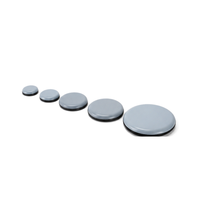 Glissière adhésive pour pieds de chaise de bureau en PTFE de 40 mm pour déplacement sur sol dur