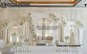 Escenario de Boda Estilo Panel Jharoka Diya - Product Image 4