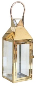 Elegante Farol de Metal y Vidrio con Acabado Dorado Brillante, Faroles de Metal para Velas, Decoración del Hogar para Exteriores, Personalizado - Product Image 5