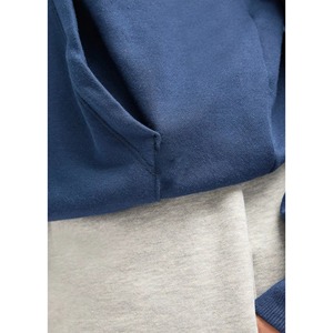 Conjunto de 2 Piezas para Mujer, Sudadera con Capucha y Pantalones Cortos, Color Sólido, Felpa, Corte Holgado, Largo por Encima de la Rodilla, para Primavera/Verano, 100% Algodón, Alta Calidad - Product Image 5