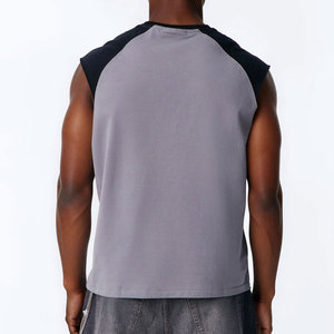 Custom Reglan Sleeveless Design Custom Multi Color Casual Wear <b>Cropped</b> Regular Fit Streetwear Eco-Friendly Jersey Tank <b>Top</b> - Product Image 5