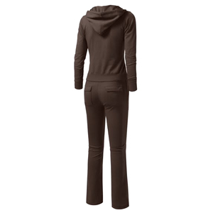 Premium Quality Eco-Friendly Two Piece New Style Breathable Casual Solid Women Tracksuit Customized Colors <b>Lightweight</b> Winter - Product Image 1