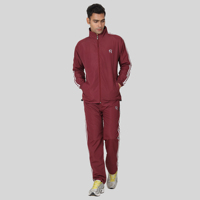 Setelan Training Pria Dewasa NS Desain Khusus Bahan Polyester/Nylon, Setelan Olahraga Musim Gugur Ukuran Besar, Bernapas, Cepat Kering, Polos