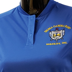 Polo de manga corta para mujer, bordado, transpirable, informal, deportivo, con cuello vuelto, para negocios - Product Image 2
