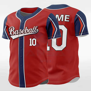 Ensemble de maillots de baseball unisexes à col rond de couleur orange pour adultes avec design personnalisé en polyester respirant et nom d'équipe personnalisé - Product Image 5
