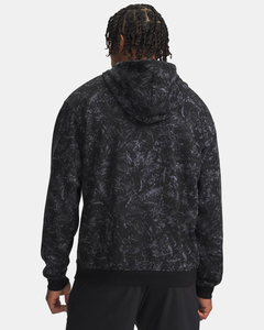 Graphic Digital Printed Men's Hooded Pullover Zipper-Up Breathable 100% Cotton 500 GSM Elastic Rib Sweatshirt - Product Image 2