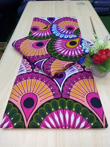 High Quality African Wax Print Cotton <b>Fabric</b> Custom Ankara Kitenge for Garment Production Branding Logos NGOs Events Export - Product Image 3