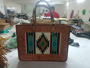 Nouveau véritable fait à la main usiné aztèque en cuir sacs fourre-tout femmes élégant sac à provisions élégant Style Vintage parfait accessoire sacs en cuir - Product Image 2