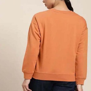 Streetwear women sweatshirt trendy oversized pullover fleece long sleeve top for fashion casual outfits relaxed fit winter wear - Product Image 2