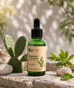 Suero Facial de Nopal Orgánico Nocas, Hidratante Profundo, Antienvejecimiento, Natural, Vegano, de Rápida Absorción, 30 ml, con Gotero de Vidrio, Cuidado de la Piel - Product Image 3
