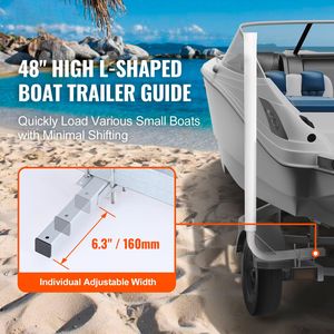 Postes Guía Ajustables para Remolques de Barcos, 48 Unidades, 2 Piezas, Acero de Alta Dureza para Remolques de Embarcaciones - Product Image 2