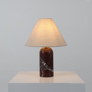 Lámpara de Mesa de Noche de Mármol Estilo Antiguo para Dormitorio, Sala de Estar, Recepción de Hotel, Luz LED Decorativa de Alto Nivel - Product Image 4