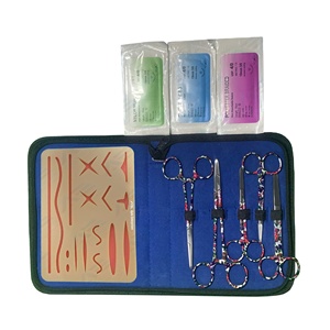 Best Quality Practice Kit Medical and Vet Students Reusable Skin Medical Suture Practice Skin Pad Kit Surgical Suture Kit - Product Image 1