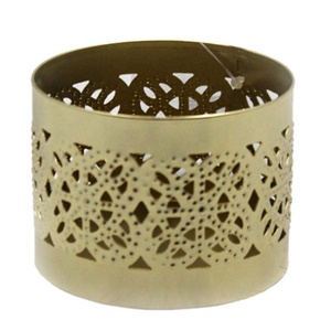 Wholesale <b>Bulk</b> Home Decorative Impressive Brass Plated Iron Votive Holder Modern Design <b>Candle</b> Stand for Christmas Decor - Product Image 1