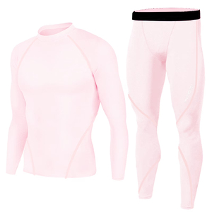 Trajes de Compresión Personalizados, Transpirables, que Absorben el Sudor, para Correr, Gimnasio, Ropa Deportiva, Conjuntos de Fitness de Compresión, Traje Deportivo Informal para Hombre - Product Image 1