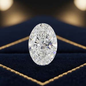 Diamant ovale cultivé en laboratoire certifié IGI 10,02 carats VVS2 - Product Image 3