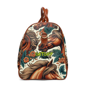 Sac de voyage en cuir avec compartiment à chaussures, grand sac de week-end vintage en cuir véritable pour les voyages de fin de semaine et la salle de sport - Product Image 4