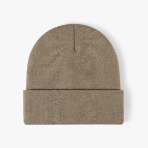 Gorro de Punto Sólido Color Turquesa, 100% Acrílico, Cálido e Informal para Invierno, para Hombre Adulto, Circunferencia de Cabeza 56-58CM, Tejido a Máquina 2027 - Product Image 4