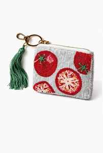 Mini Cartera de Tyvek Ecológica Hecha a Mano con Diseño de Tomate y Correa Desmontable para Mujer, Regalo Portátil y Moderno - Product Image 4