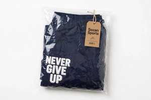 Shorts décontractés pour hommes en polyester respirant avec imprimé en relief « Never Give Up », taille mi-haute à cordon de serrage - Product Image 6