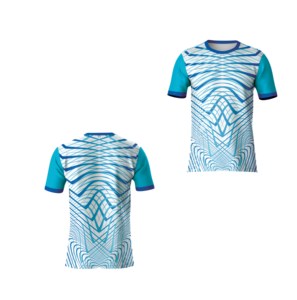 Men's Jersey Sublimation Printed T-Shirt 100% Polyester Short Sleeve Regular <b>Fit</b> Breathable Fabric High Durability Sporty Design - Product Image 4