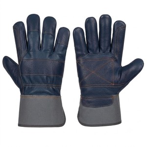 Guantes de Seguridad de PU, Color Verde Marino, Puntas de los Dedos Antideslizantes, Resistentes a la Abrasión, Puño Recto, Uso General - Product Image 4