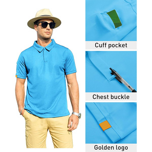 Chemises polo actives pour hommes personnalisées, vêtements de sport respirants, vêtements d'équipe légers, fabricant au Pakistan - Product Image 3
