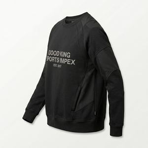 เสื้อสเวตเชิ้ตผู้ชายทรงปกติ คอวี ผ้าฝ้ายฟลีซ 400 กรัม ถักทอสำหรับฤดูหนาว ขายส่ง ปักโลโก้ด้านหน้า สวมหัว สไตล์ลำลอง - Product Image 3