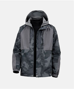 Veste de pluie imperméable unisexe avec logo personnalisé, coupe-vent d'extérieur, veste en softshell en polaire - Product Image 1