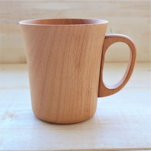 Mug en bois naturel écologique fait main en bois de jujube, tasses à café et à bière, tasses à thé avec poignée, logo personnalisé, vente en gros de tasses en bois - Product Image 5