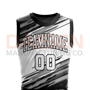 Conjunto de Uniforme de Baloncesto Personalizado, Sin Mangas, Transpirable, con Impresión Digital, Ligero, Tallas Grandes, Jersey y Pantalones Cortos de Verano, Servicio OEM - Product Image 3