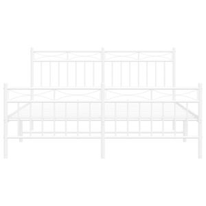 59.1 bianco \ "X 78.7 \" telaio in metallo con pedana senza materasso - Product Image 5